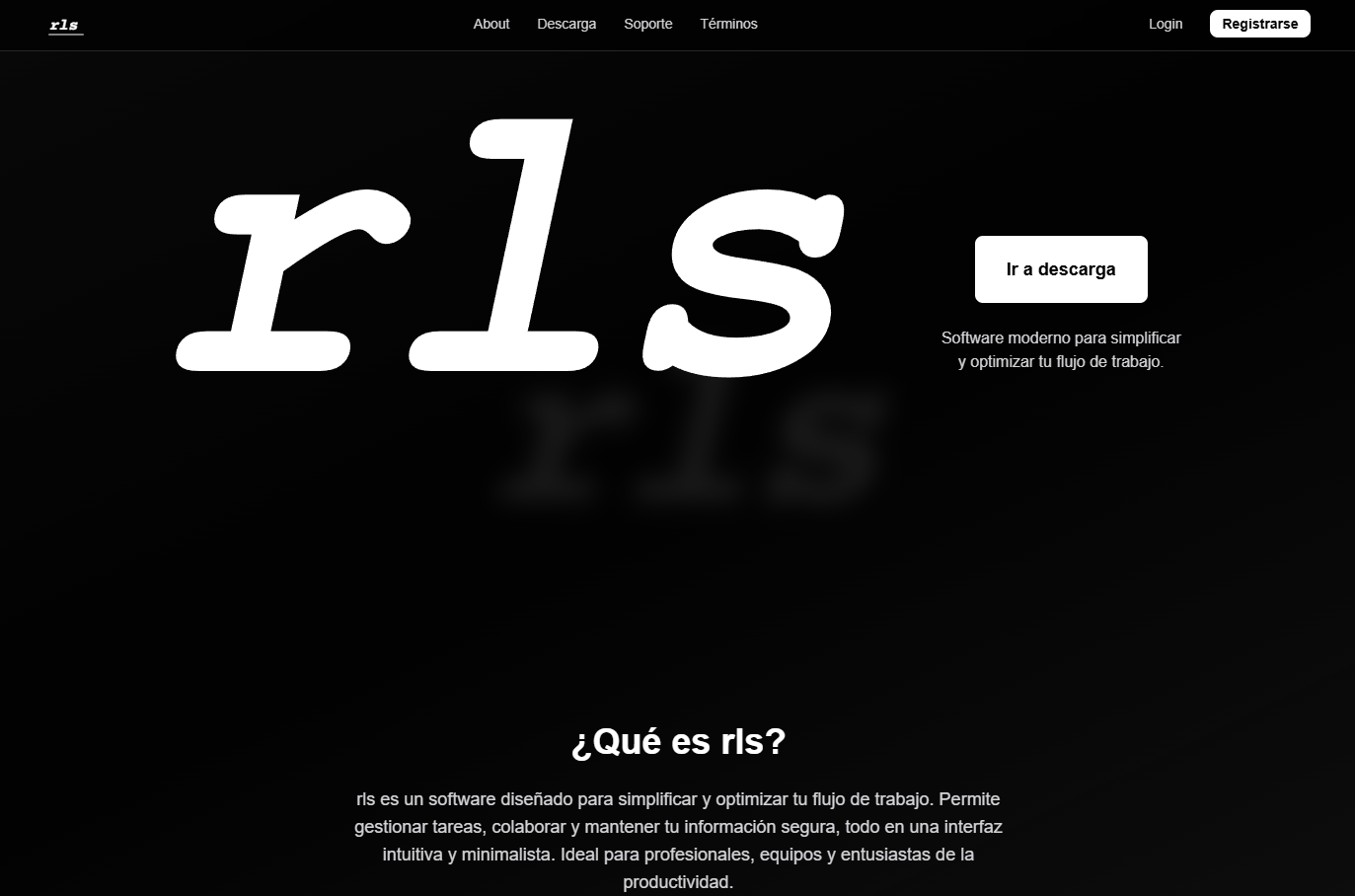 Carátula de rls